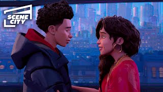 Gwen Meets Miles Parents  SpiderMan Across the SpiderVerse Shameik Moore Hailee Steinfeld [upl. by Oizirbaf]