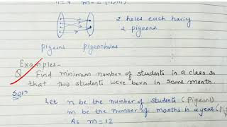 Pigeonhole principle and numericals lecture 31 discrete mathematics [upl. by Atilemrac]