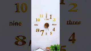 💥💥Very Useful 3d Wall Clock shorts TechzWar [upl. by Tlihcox]