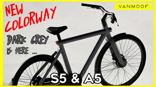 Vanmoof s5 amp a5 dark grey 2023  future e bike [upl. by Yednil291]