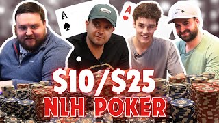 HIGH STAKES POKER 1025 No Limit Holdem Cash Game  91024 [upl. by Dasi]