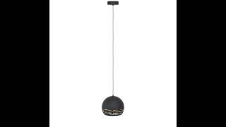 Eglo 98071 Pendelleuchte CAMASTRA schwarz gold E27 Ø225cm H110cm dimmbar [upl. by Luedtke]