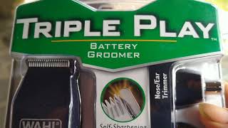 WAHL beard amp hair trimmer tripleplay 10 Dollar general [upl. by Yeniar226]