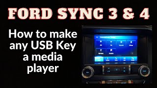 Turn any USB drive into a media player in 30 seconds Ford SYNC 3 amp 4 Audio [upl. by Raveaux]