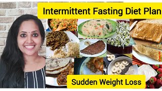 Intermittent Fasting Diet Plan For Weight Loss Malayalam [upl. by Fernand]