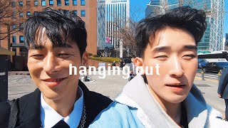 KOREA VLOG  Trying out hanbok and stuff [upl. by Peirsen]