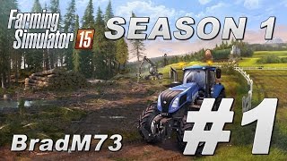 Farming Simulator 15  Season 1  Episode 1  Exploring Bjornholm [upl. by Haig]