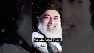 💝Allama khadim Hussain rizvi Sahab ❤️ ishq ke nabi Nahin sine vich FIR Raj Iman ka matlab kya ❤🌹 [upl. by Longfellow]