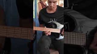 Tutorial de la canción alabaré a mi señor en Guitarra electrica cover [upl. by Aniled]