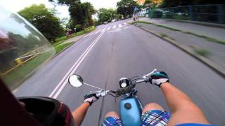 romet ogar 200 on board GoPro Hero 3 Black [upl. by Beryle]