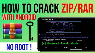 How to Open Zip Rar File without Password on Android Termux 2023  Termux Zip Password Open NO ROOT [upl. by Mylander]