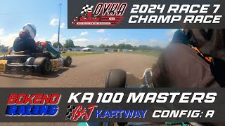 OVKA 2024  Champ Race  Final  GampJ Kartway A  KA100 Masters  Bokeno Racing  Ethan Onboard [upl. by Carney]