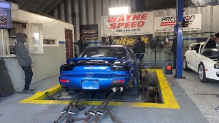 FD RX7 DYNO RUN [upl. by Eisac]