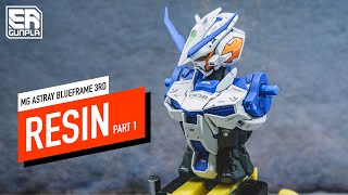 ASTRAY BLUE FRAME 3RD RESIN CONVERSION KIT PART 1 COMMISSION WORK [upl. by Eanel]