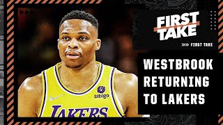 🚨 Russell Westbrook returning to the Lakers plans to pick up 471M option 🚨  First Take [upl. by Hinman]