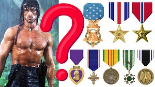 What Are John Rambos Military Medals [upl. by Oiluig]