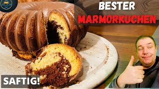 MARMORKUCHEN REZEPT  backt den leckersten Marmorkuchen [upl. by Sumedocin]