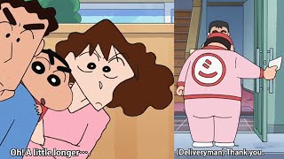 Shinchan Neighbour Aunty Husband Mystery🤔😂 in Japanese with English Subtitles [upl. by Pazia680]