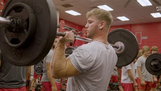 Getting Pumped With the Creekside Knights  High School Football Team Workout [upl. by Karlik927]