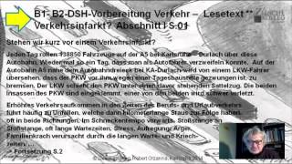 B1B2DSHVorber Leseverstehen S01 drohender Verkehrsinfarkt [upl. by Lovett36]