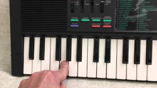 Yamaha PSS270 Synthesizer Keyboard [upl. by Skye652]