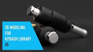 Cinema 4D 3D Modeling For Kitbash Library 05 [upl. by Nilved]