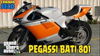 TODAS LOCALIZAÇÕES DA MOTO  PEGASSI BATI 801  GTA V [upl. by Boothman170]