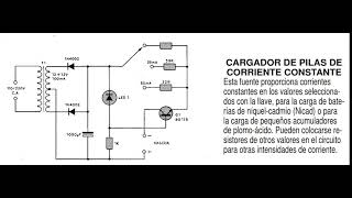 Cargador de pilas de corriente constante circuitos para fabricar electrónica básica [upl. by Alpers]