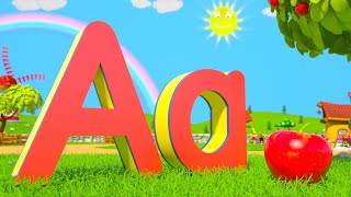 Alphabets Phonics Song Preschool Rhyme and Song for Kids [upl. by Ekihc]