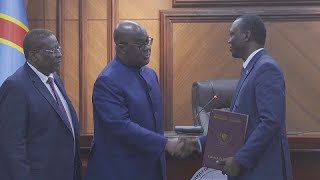 Tchad  signature dun accord entre lopposition et le pouvoir [upl. by Annaej120]