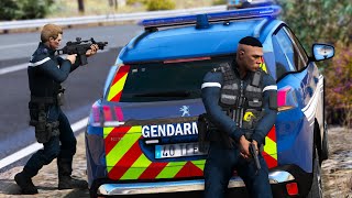 GTA 5 UN SNIPER TIRE SUR LES GENDARMES  LSPDFR 723 [upl. by Ybot360]