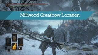 Dark Souls 3  Ashes of Ariandel  Millwood Greatbow Location [upl. by Leake]