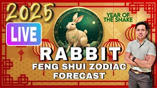 RABBIT FENG SHUI ZODIAC 2025 FORECAST LIVE [upl. by Anatnom261]