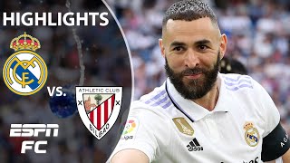 🚨 BENZEMA SCORES IN FAREWELL 🚨 Real Madrid vs Athletic Club  LaLiga Highlights  ESPN FC [upl. by Mas]