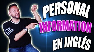 🔴 Cómo dar mi INFORMACIÓN PERSONAL en inglés PRESENTE SIMPLE [upl. by Mullac]