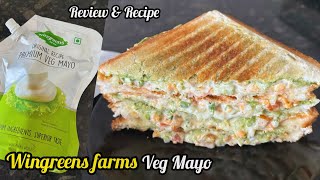 WINGREENS Veg Mayonnaise Review amp Recipe  WINGREENS Farms Premium Veg Mayo [upl. by Kirsten24]