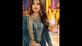 Saboor Ali wedding album 💍💕 viral dress rabeecaandhussain fashiontrends wedding rabeesain [upl. by Arekat]