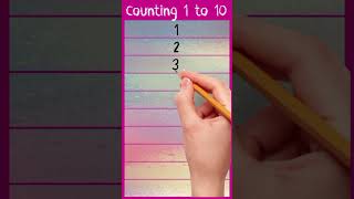 Counting 1 to 10 numbers 1 to 10 numbers counting ginti ytshorts countingkingdom [upl. by Cody]