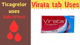 VIrata tab Uses  Ticagrelor Uses in hindiurdu [upl. by Nalniuq]