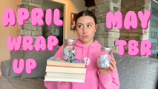 APRIL READING WRAP UP amp TBR JAR CHOOSES MY MAY TBR 🩷🫙📖 [upl. by Annaili]