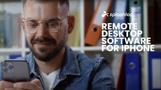 Best Remote Desktop Software for iPhone Splashtop [upl. by Lello]