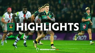 Highlights  Northampton Saints v Leicester Tigers [upl. by Nishom811]