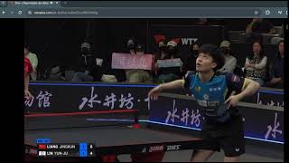 LIANG JINGKUN vs LIN YUN JU CONTENDER DOHA 2024 [upl. by Teresina]