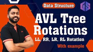 Lec59 How to Create AVL tree  LL RR LR RL Rotation in AVL  Data Structure [upl. by Aneekas575]