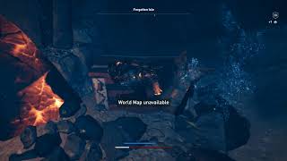 Assassins creed odyssey Forgotten isle treasure location Cave forgotten isle [upl. by Garrick]