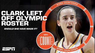 Reacting to Caitlin Clark being LEFT OFF USA Basketball National Team roster  WNBA Countdown [upl. by Atims719]