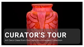 Curators Tour Art Deco Glass [upl. by Aliwt]