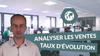 Analyser les ventes les taux dévolution  BTS CI [upl. by Drolet]