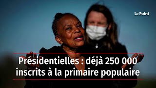 Présidentielles  déjà 250 000 inscrits à la primaire populaire [upl. by Yduj]