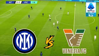 INTER MILAN vs VENEZIA FC  SERIE A 20242025  FOOTBALL LIFE 2025 [upl. by Socin790]